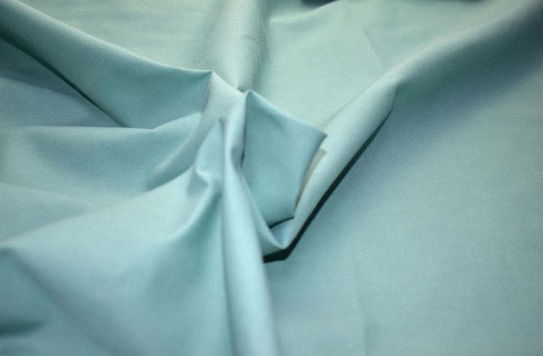 Aqua Plain Polyester Fabric