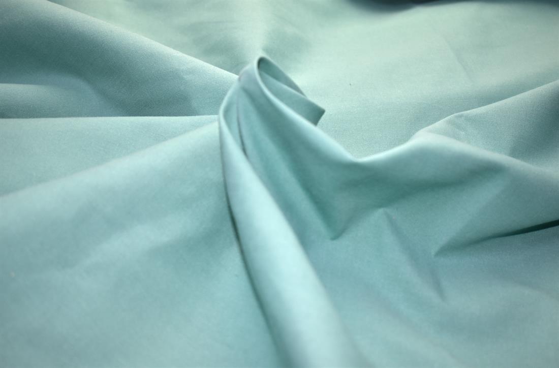 Aqua Plain Polyester Fabric