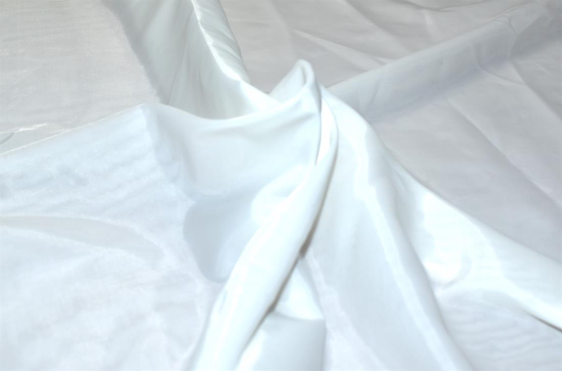 White Plain Polyester Fabric