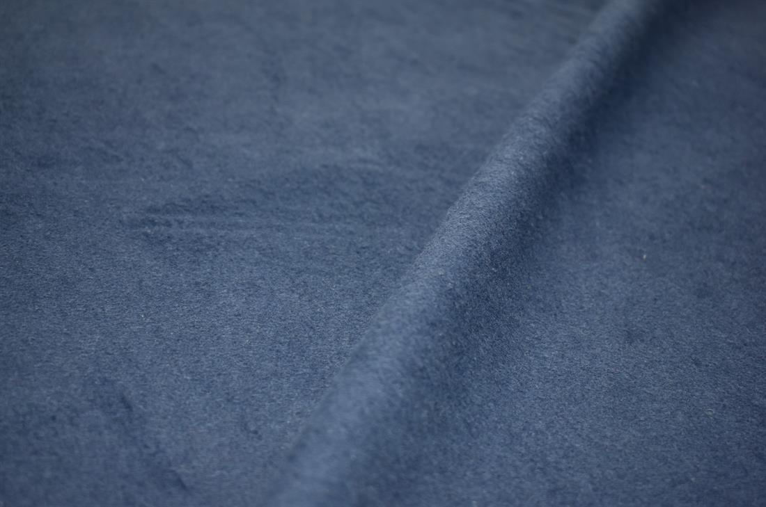 Navy Plain Polyester Fleece Fabric