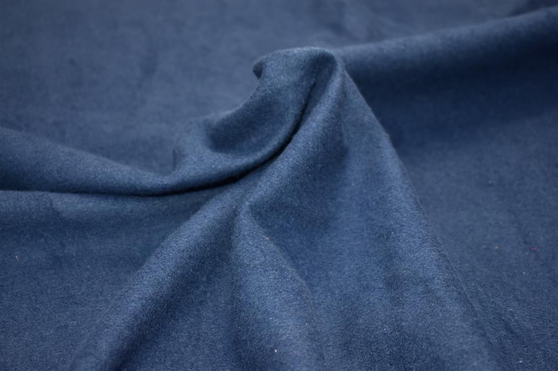 Navy Plain Polyester Fleece Fabric