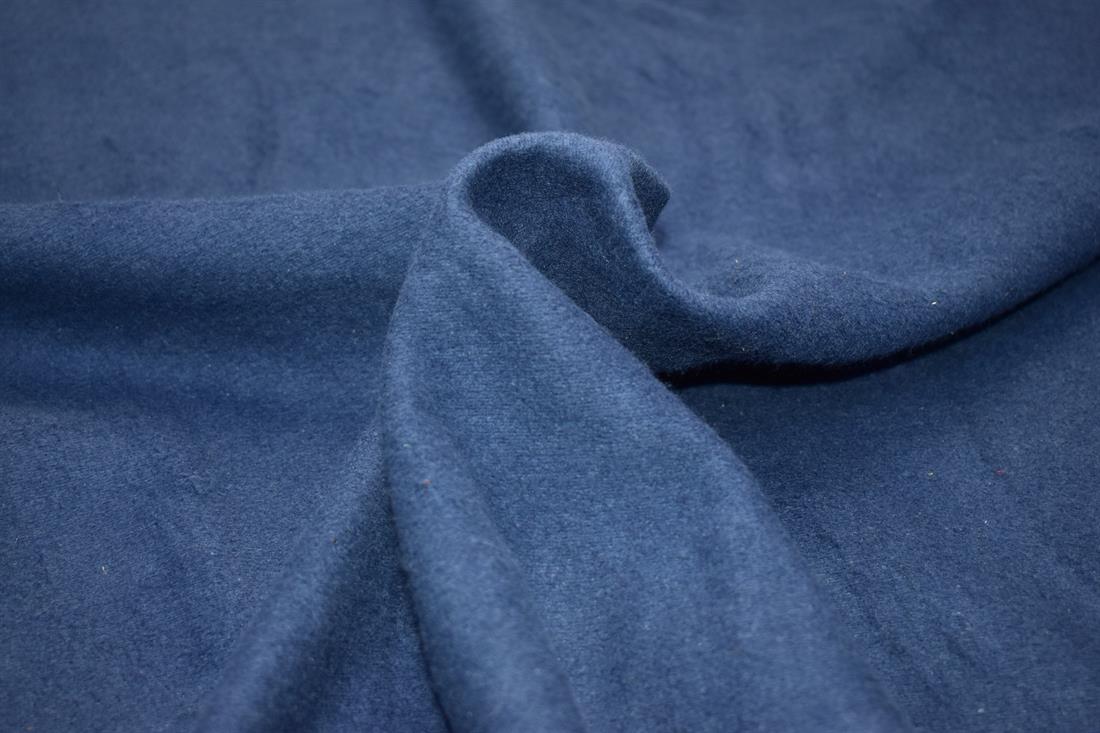 Navy Plain Polyester Fleece Fabric