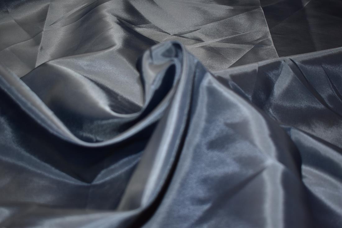 Navy Blue Plain Polyester Taffeta Lining Dress Fabric