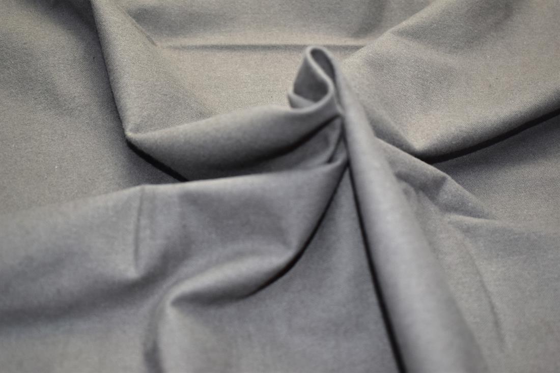 Grey Plain Polyester Suede Fabric