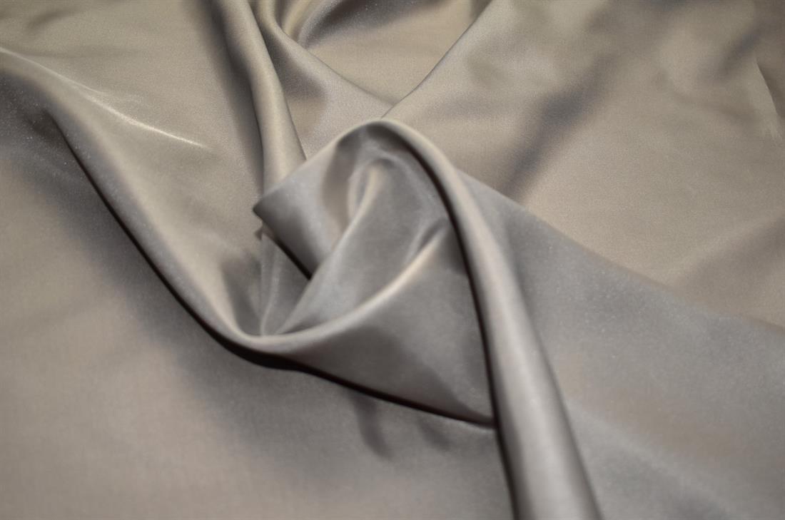 Khaki Plain Polyester Taffeta Lining Fabric