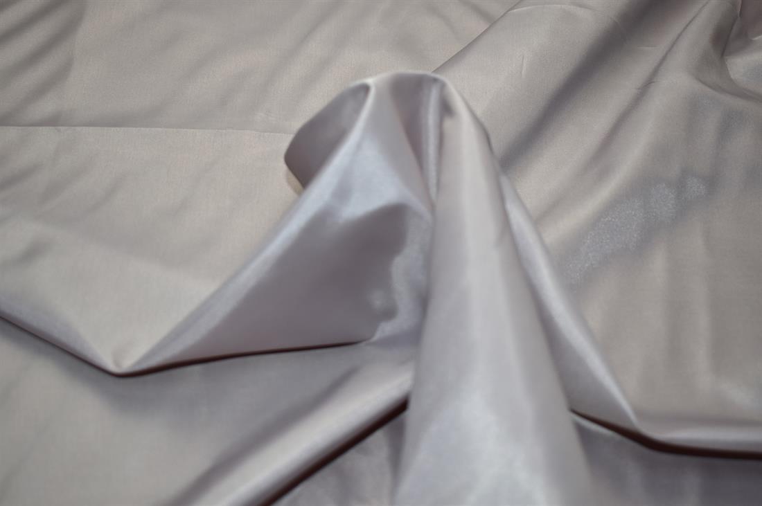 Beige Plain Polyester Taffeta Lining Fabric