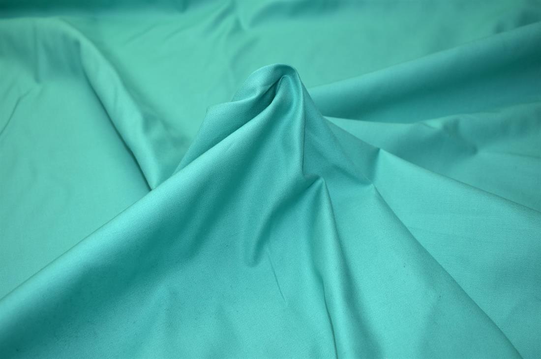 Aqua Plain Polyester Fabric