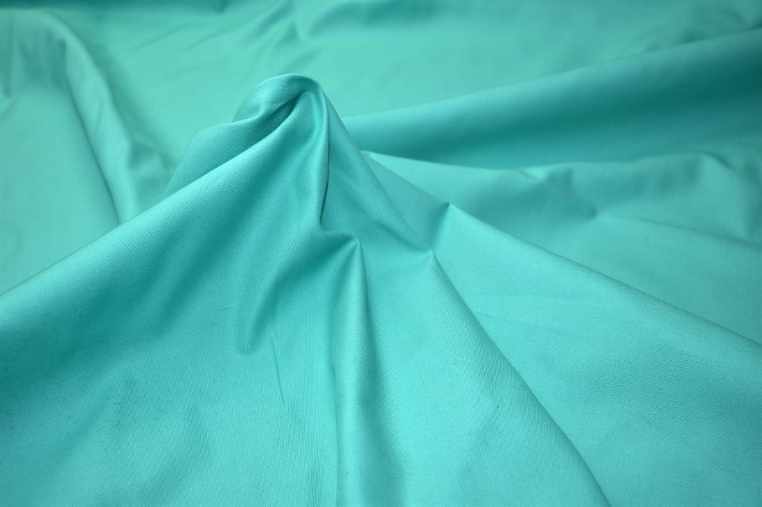 Aqua Plain Polyester Fabric