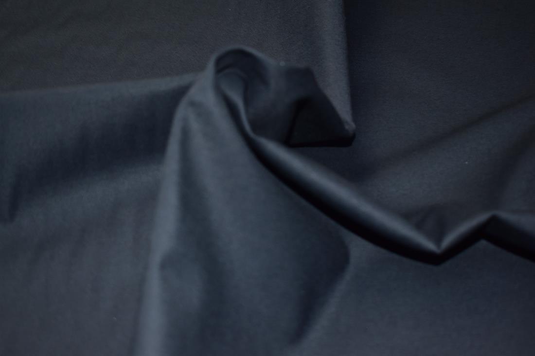 Dark Navy Plain Polyester Fabric
