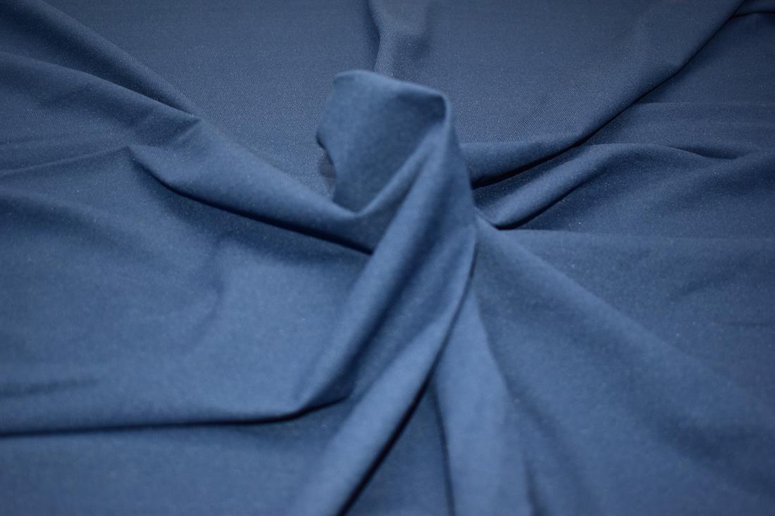 Navy Blue Plain Polyester Jersey Fabric