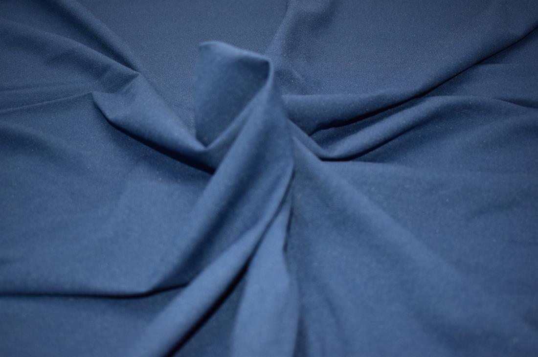 Navy Blue Plain Polyester Jersey Fabric