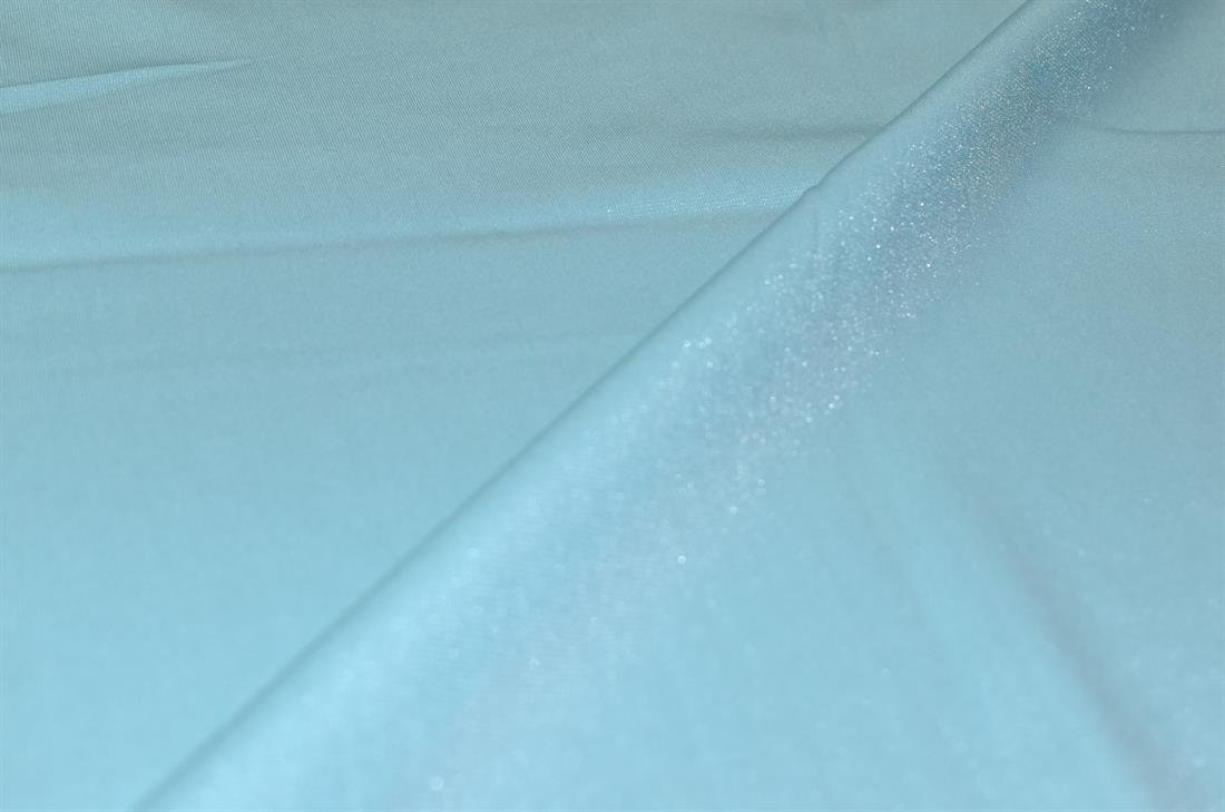 Light Aqua Plain Polyester Jersey Fabric