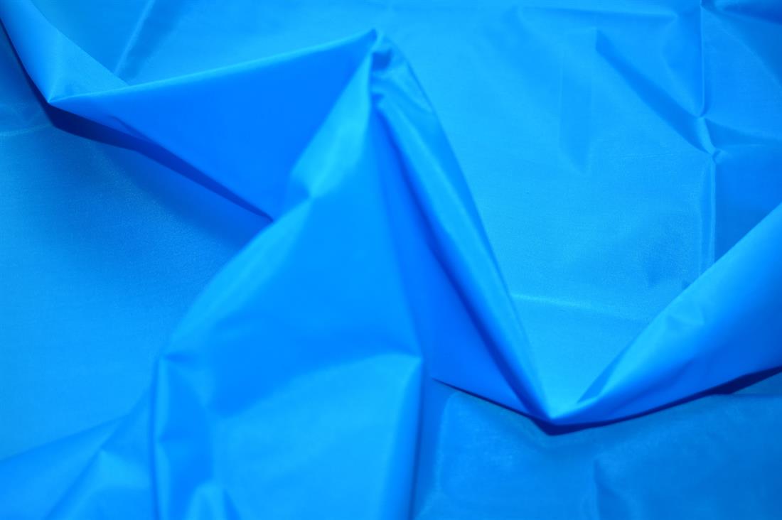 Turquoise Plain Polyester Water Proof Fabric
