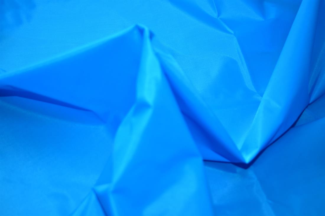 Turquoise Plain Polyester Water Proof Fabric