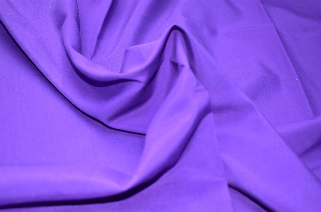 Purple Plain Polyester Fabric