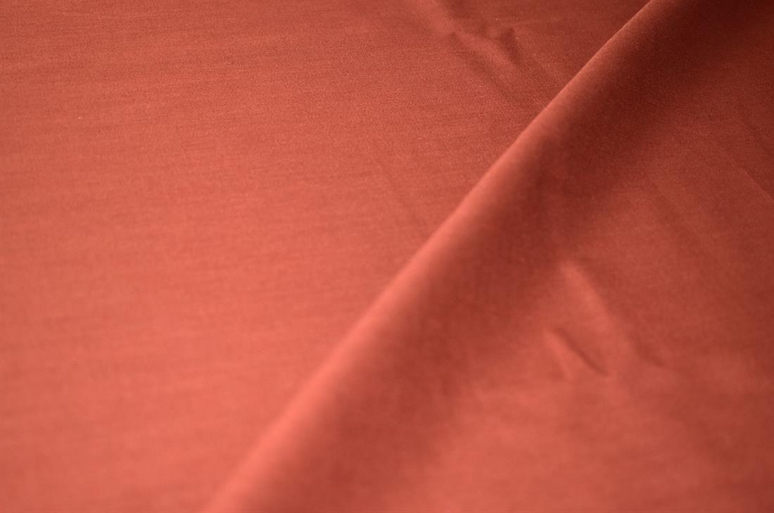 Rust Plain Polyester Fabric
