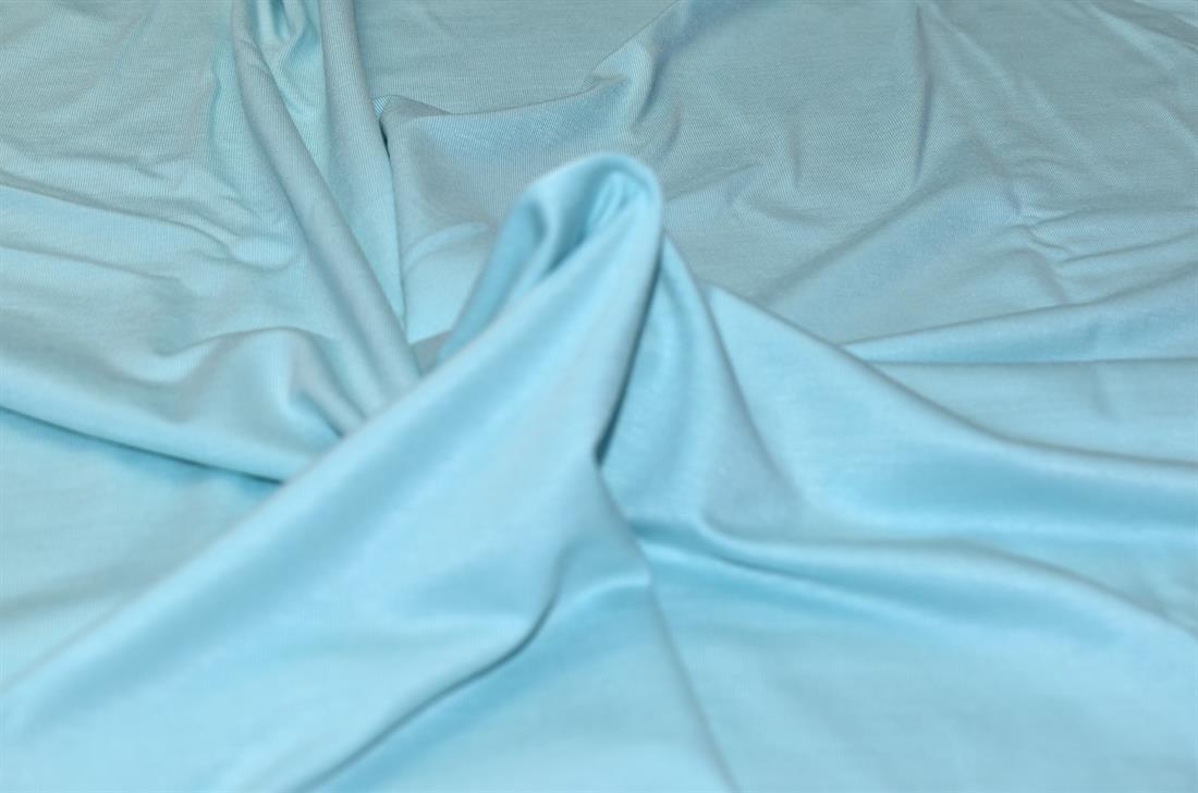 Sky Blue Plain Polyester Jersey Fabric