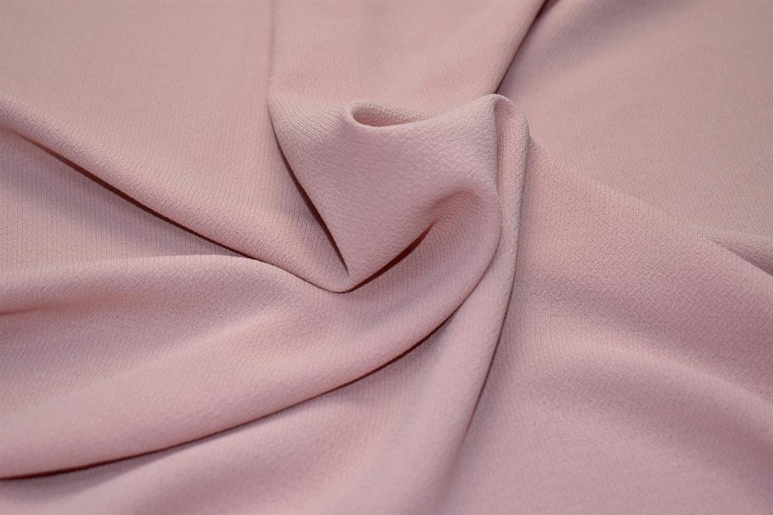 Dusky Pink Plain Polyester Fabric