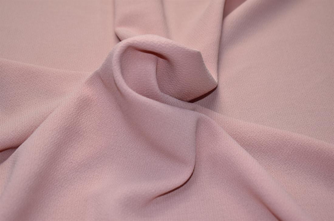 Dusky Pink Plain Polyester Fabric