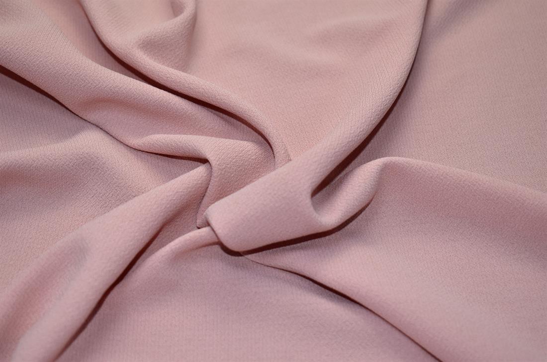 Dusky Pink Plain Polyester Fabric