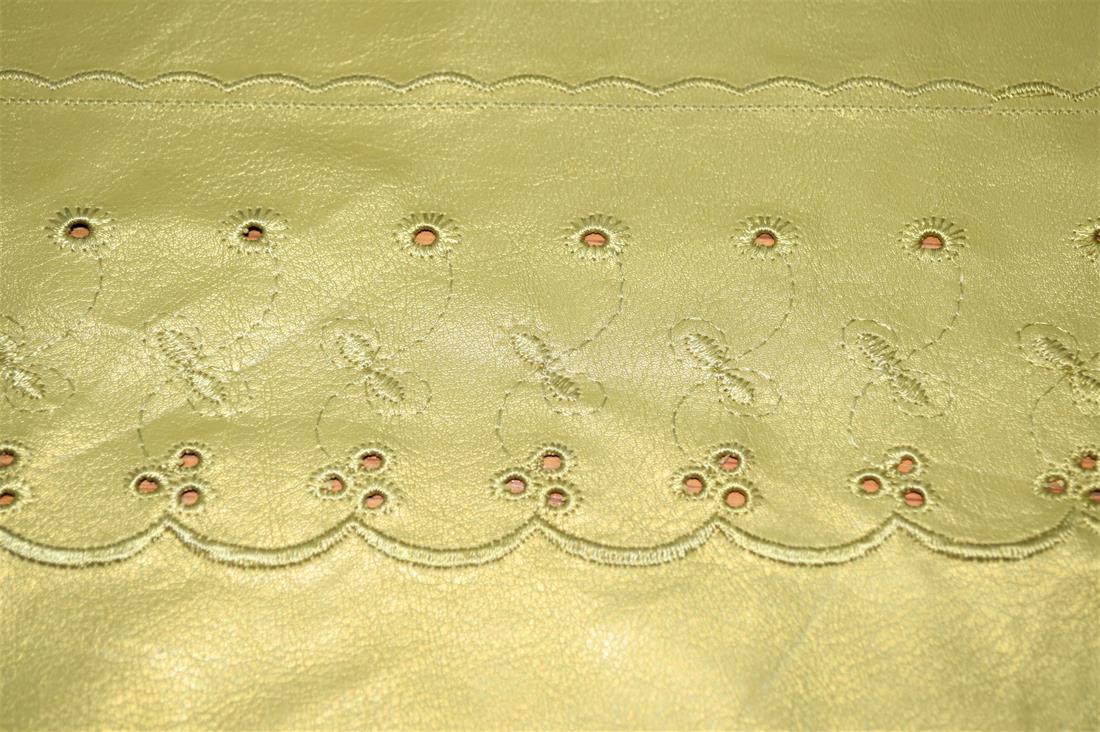 Gold Clearance - Leatherette Fabric