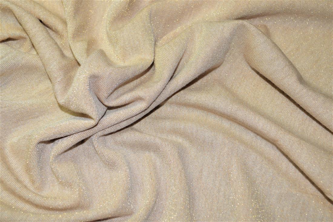 Beige Polyester Fabric