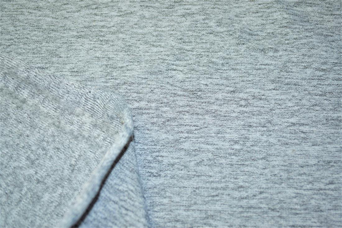 Light Grey Jersey Fabric Printed