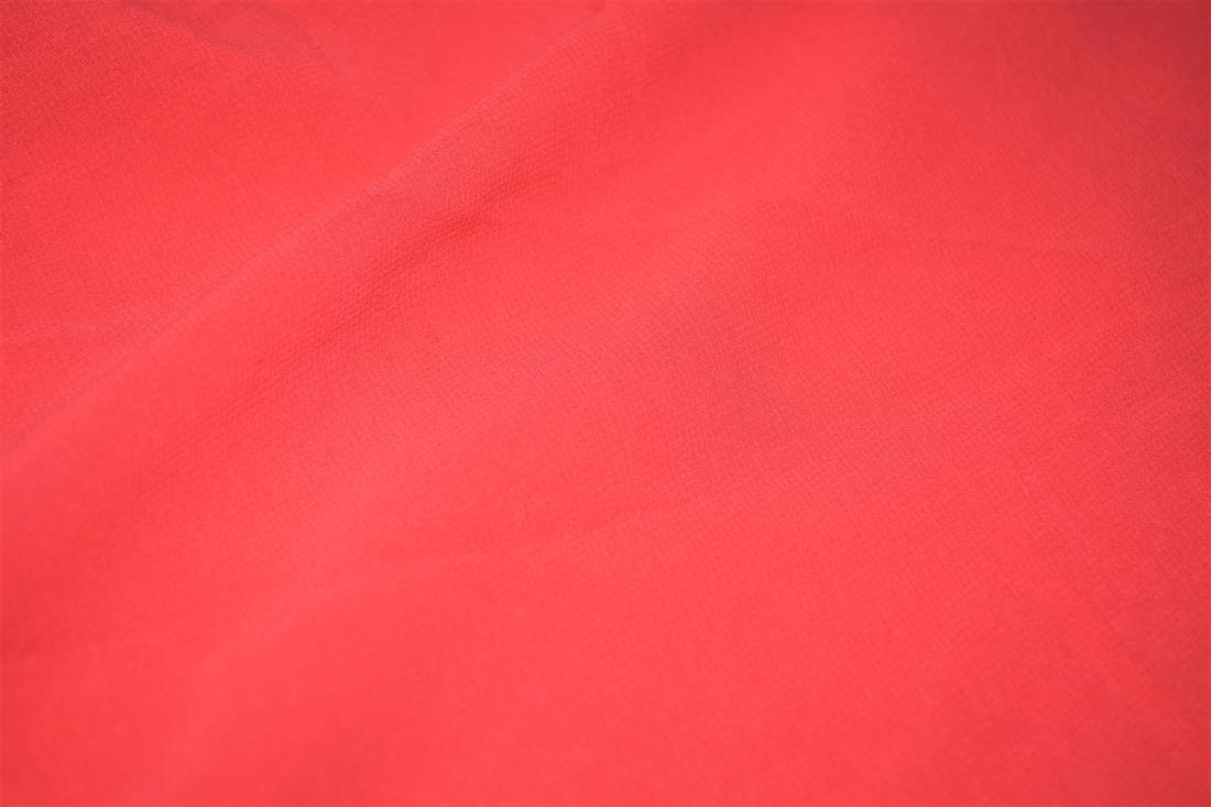Hot Pink Red Plain Chiffon