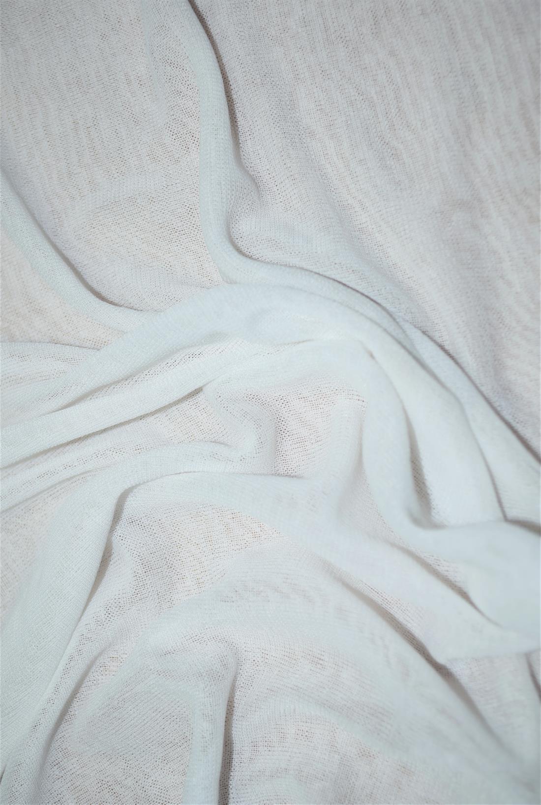 White Chiffon Fabric