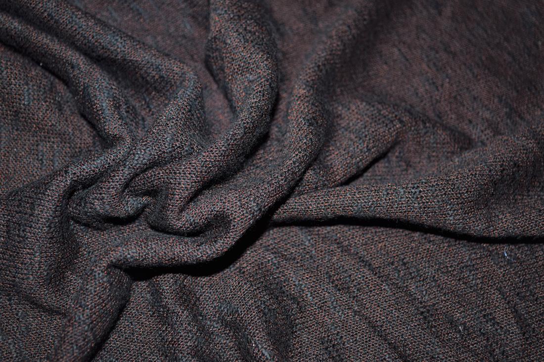 Black Polyester Stretchy Jersey Fabric
