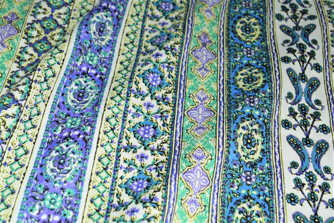 Blue Polyester Fabric Clearance Stock