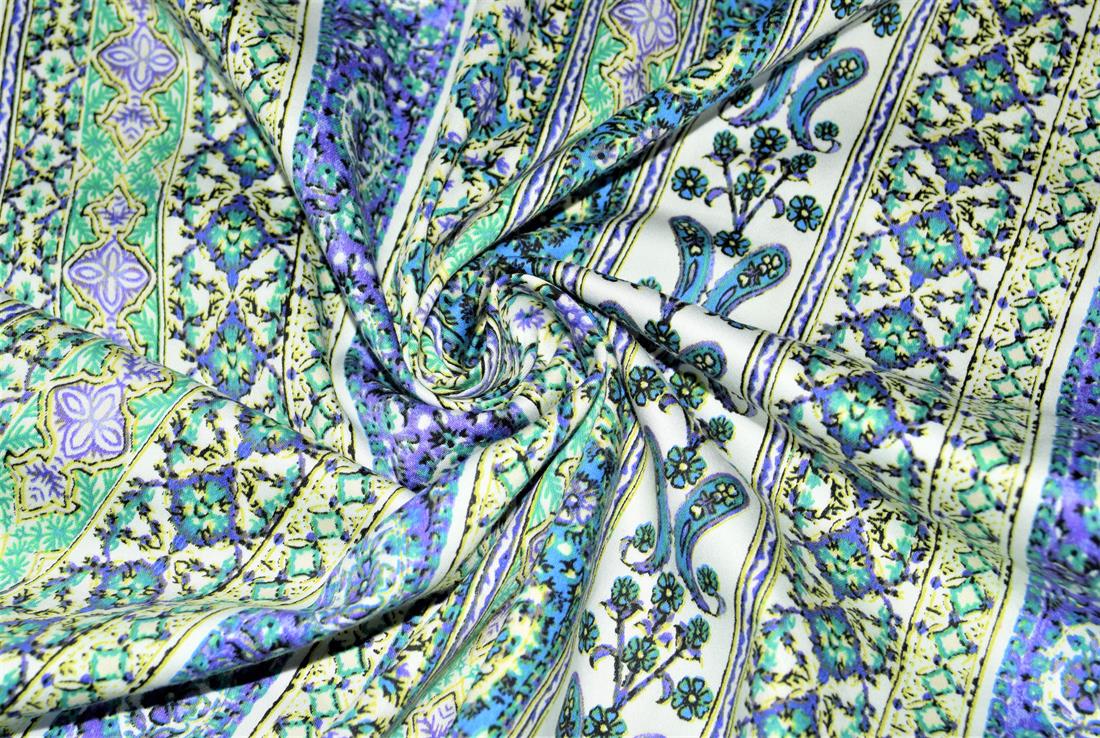 Blue Polyester Fabric Clearance Stock