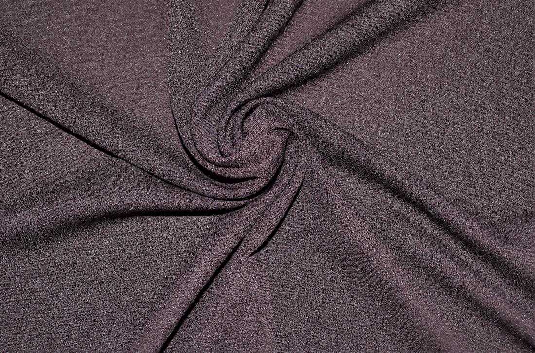 Dark Brown Plain Polyester Jersey Fabric