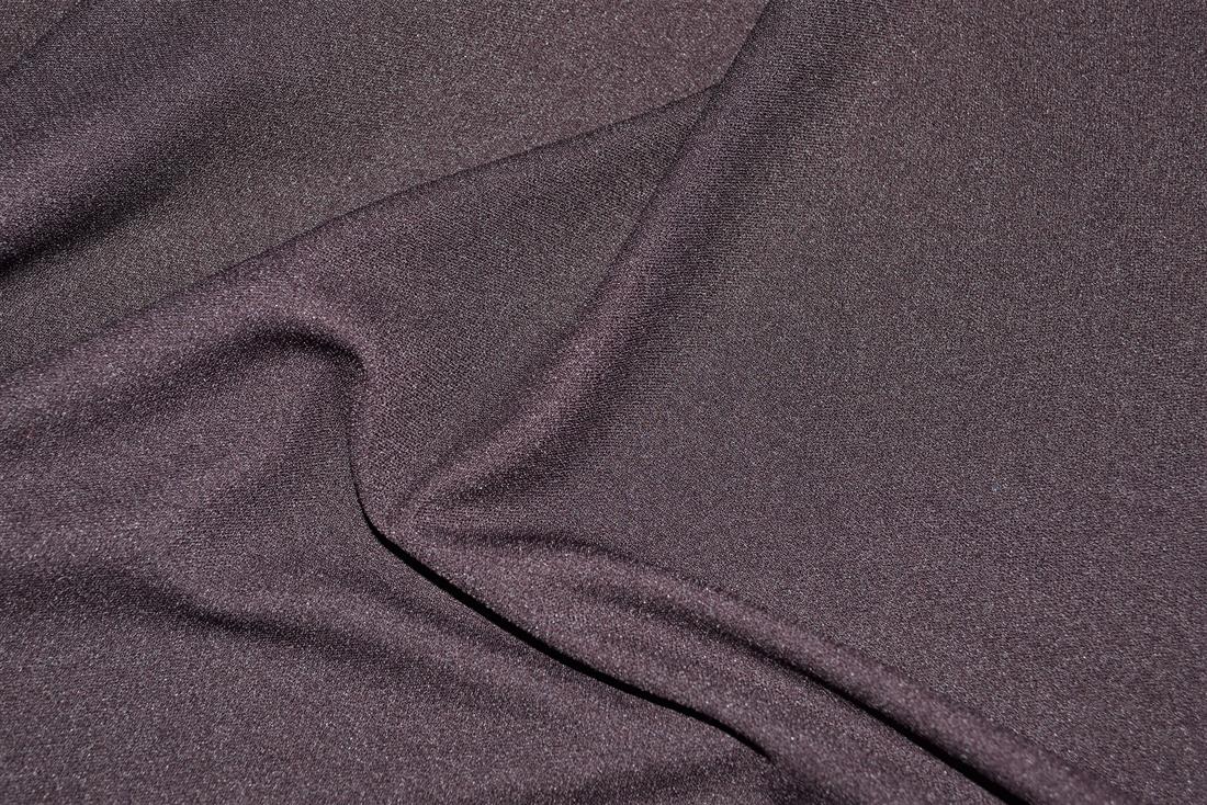 Dark Brown Plain Polyester Jersey Fabric