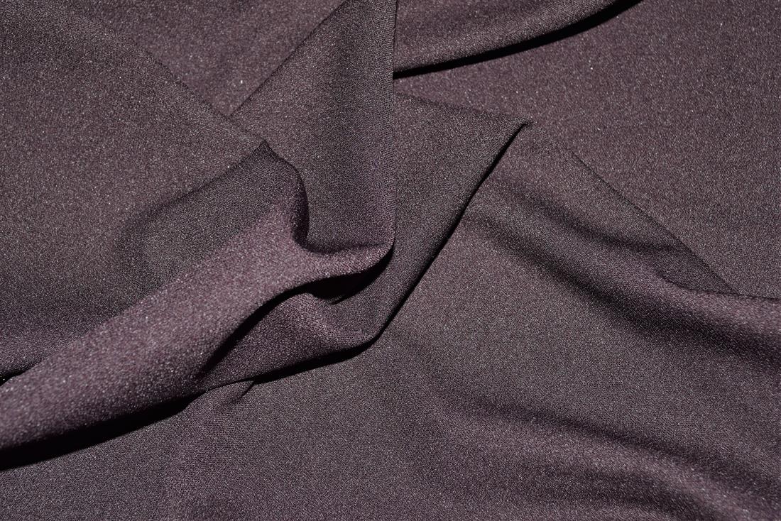 Dark Brown Plain Polyester Jersey Fabric
