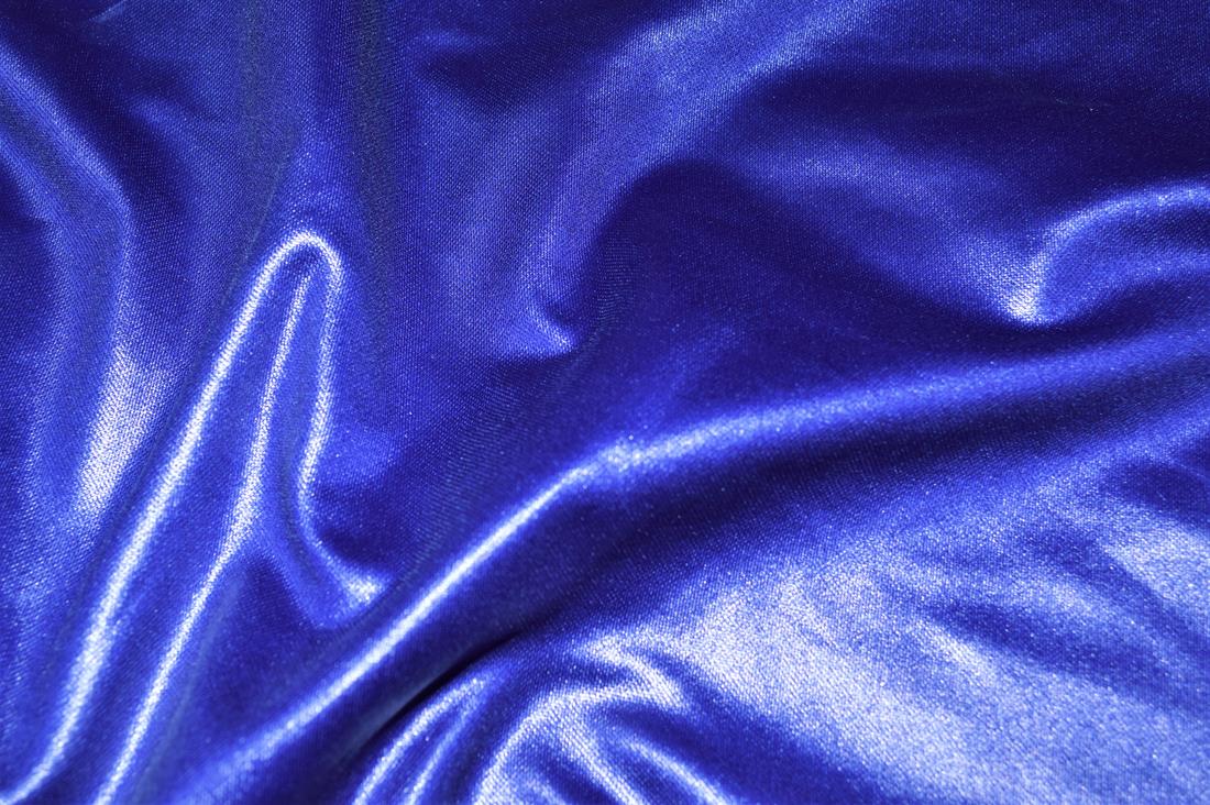 Royal Blue Plain Polyester Fabric