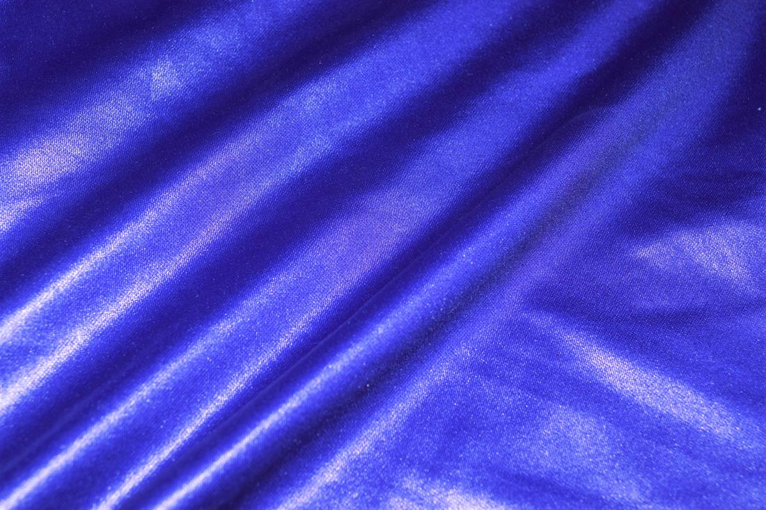 Royal Blue Plain Polyester Fabric