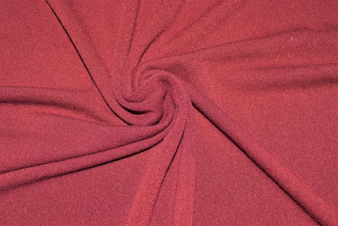Wine Plain Polyester Fabric