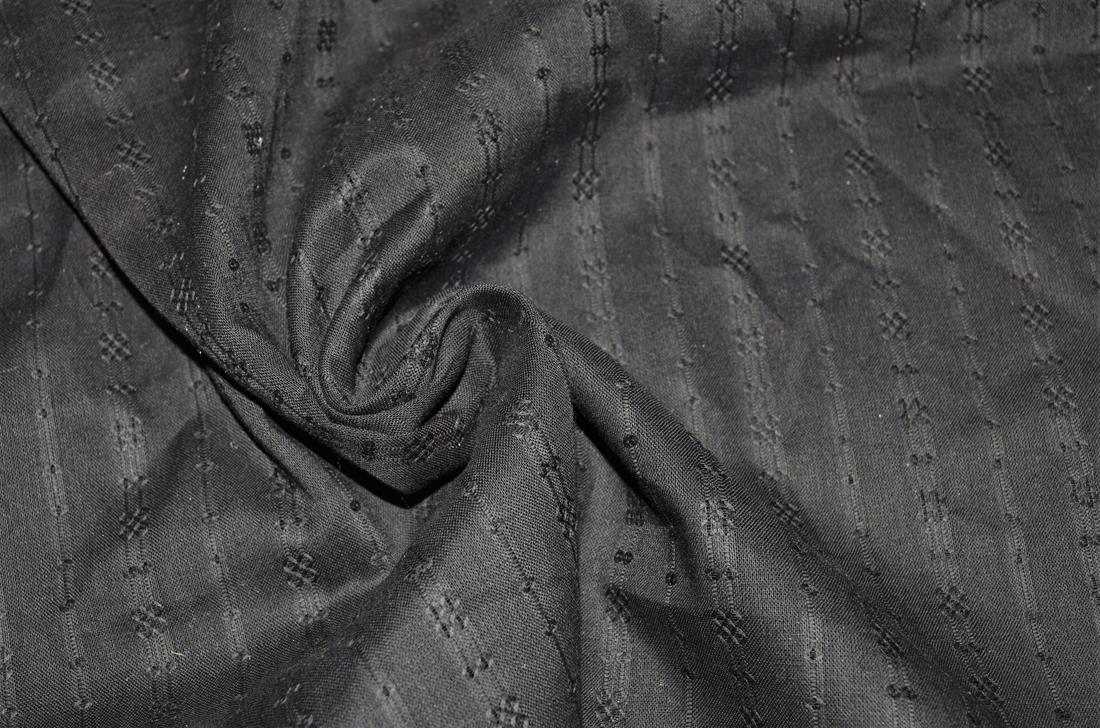 Black Plain Polyester Fabric