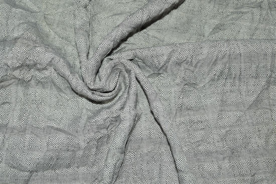 Light Grey Plain Polyestre Fabric