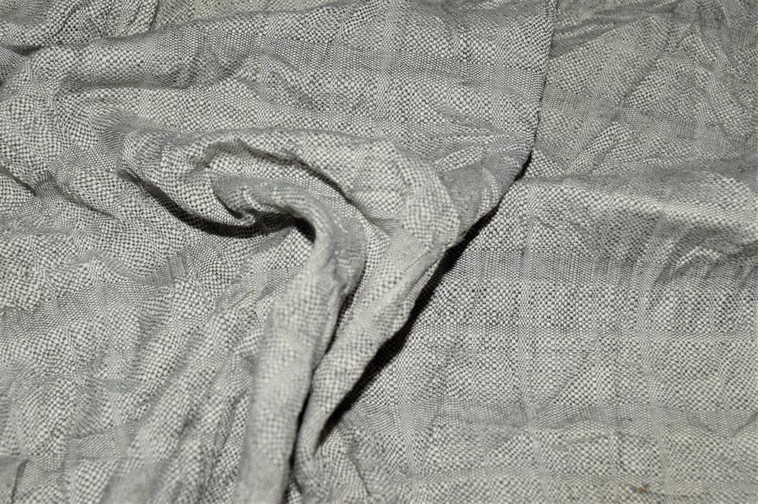 Light Grey Plain Polyestre Fabric