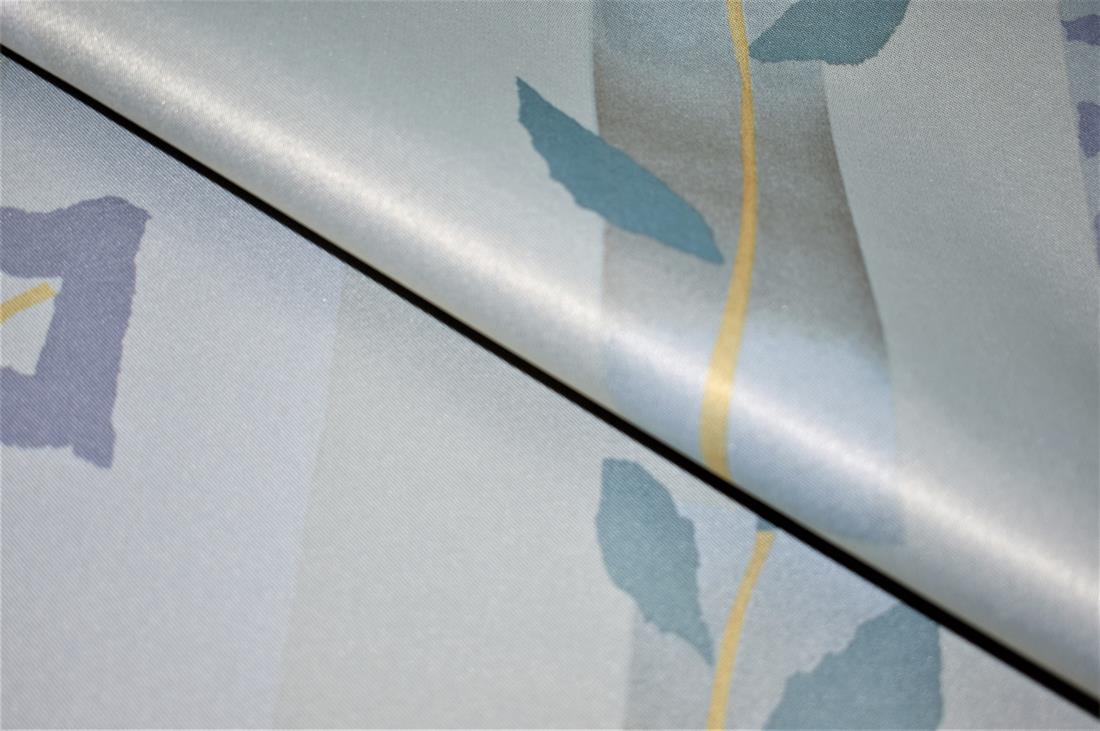 Light Grey Printed Polyester Fabric