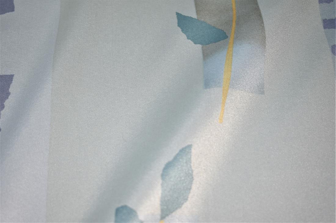 Light Grey Printed Polyester Fabric