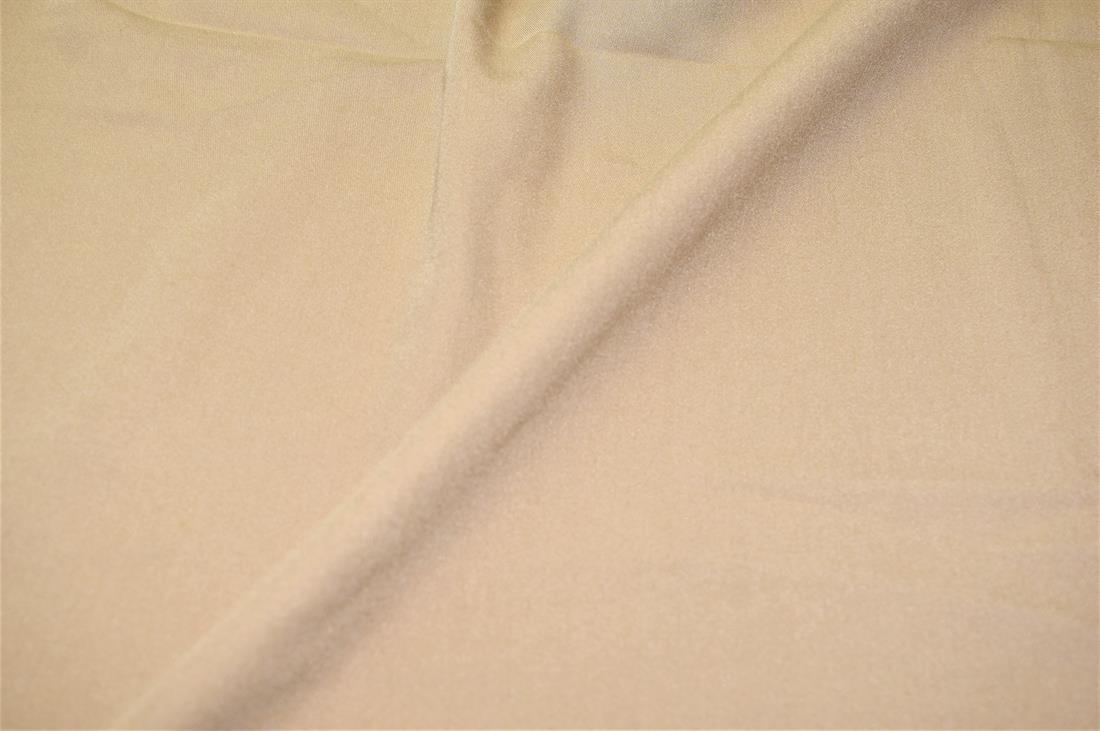 Dark Beige Print Polyester Fabric
