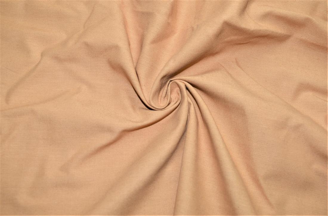 Light Brown Plain Polyester Fabric