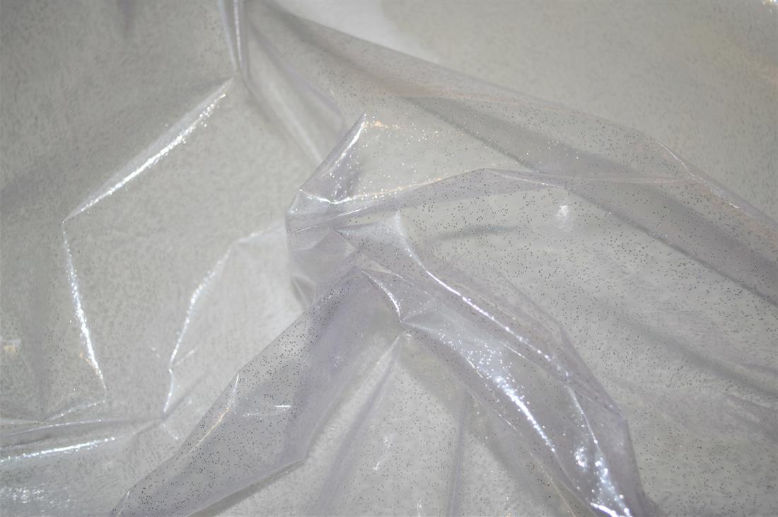 Glitter Clear PVC