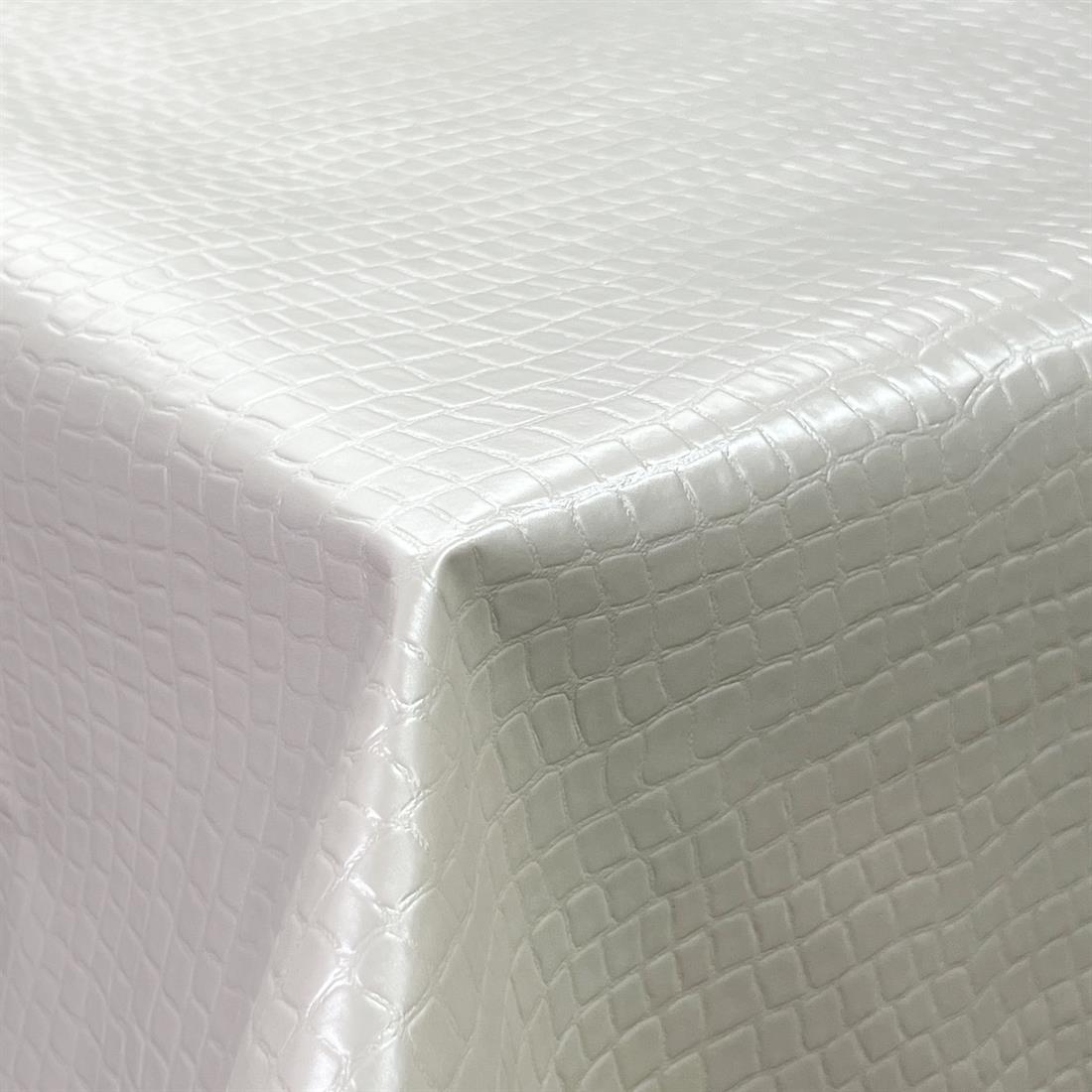 Off White PVC Printed Embossed