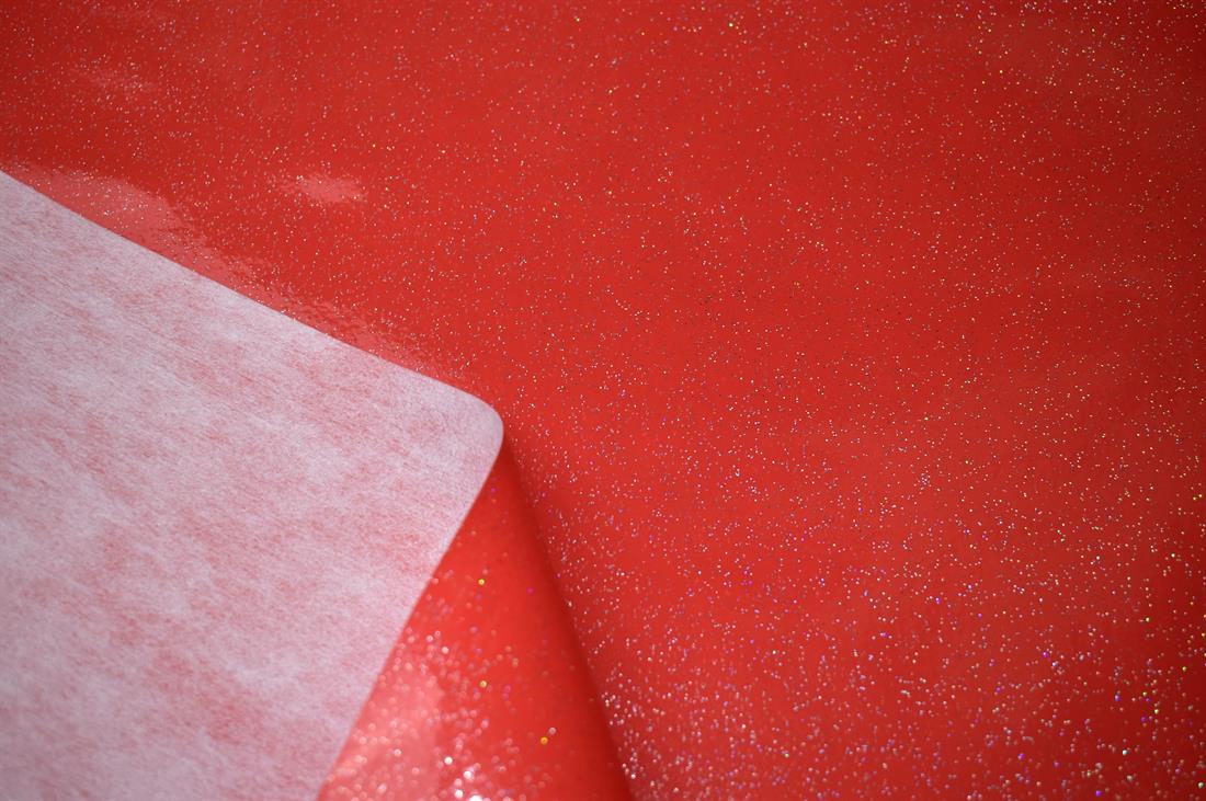 Glitter Red PVC