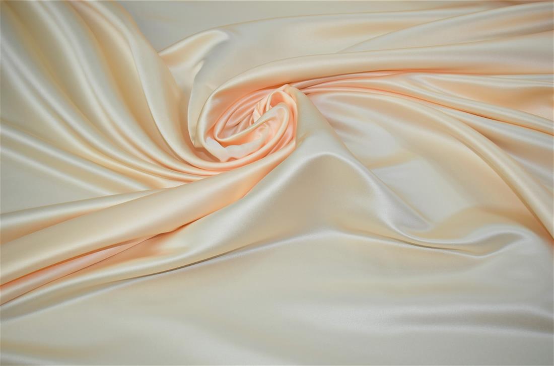 Peach Duchess Bridal Satin