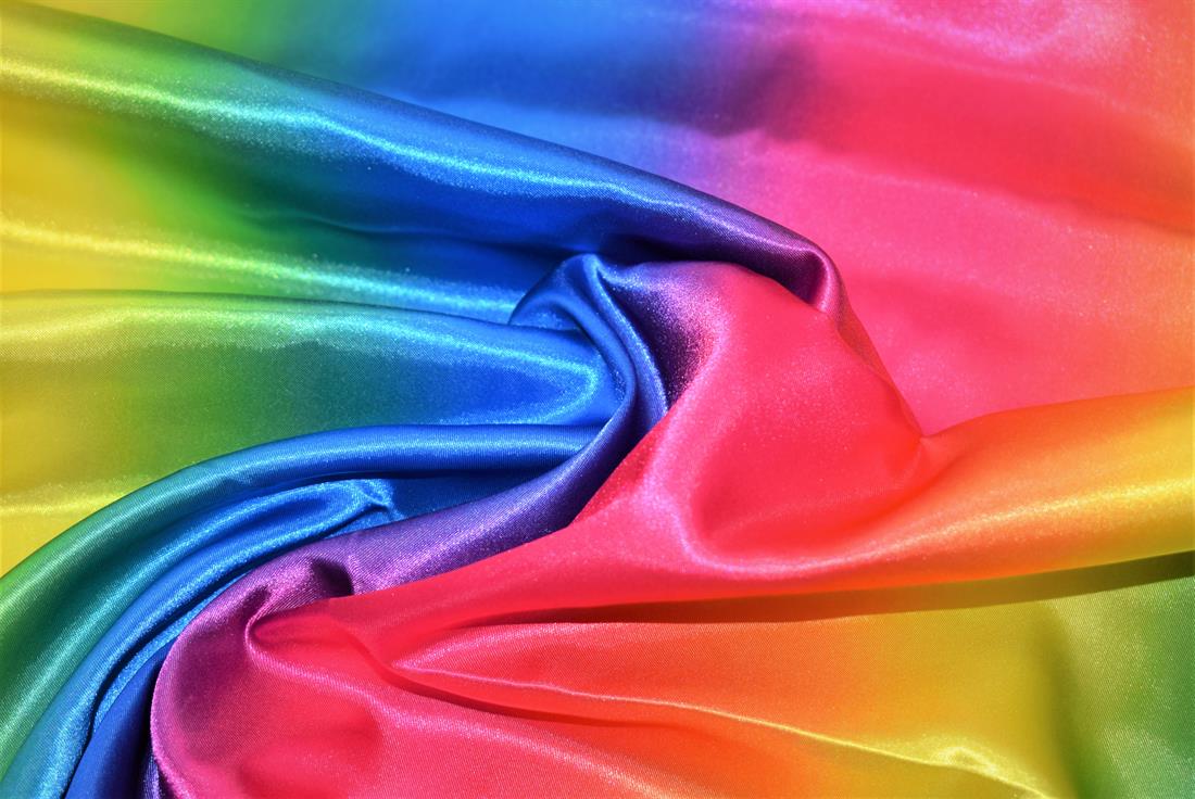 Silky Satin Printed Fabric